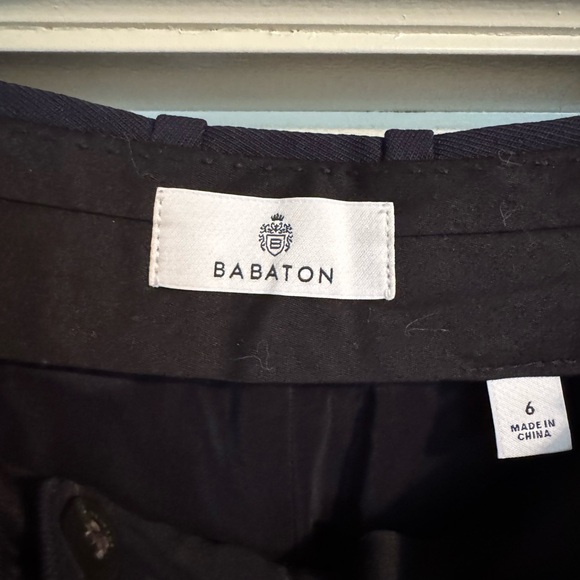 Babaton Dark Blue Cropped Pants - Picture 9 of 9
